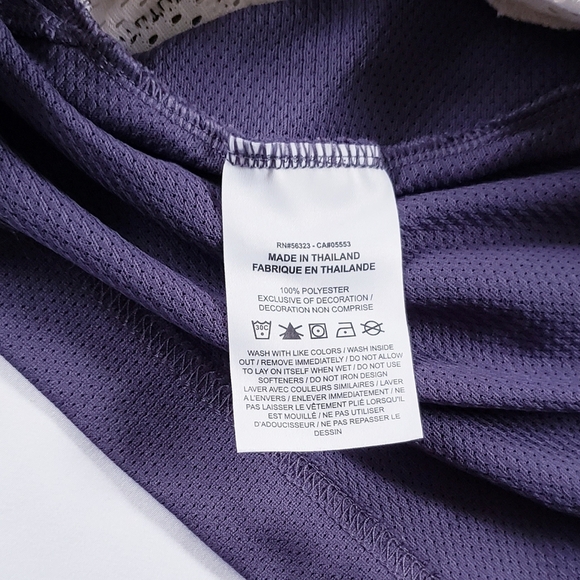 Nike Fly Queen of Courts Reversible Jersey Size L Large Purple/White - Picture 10 of 11